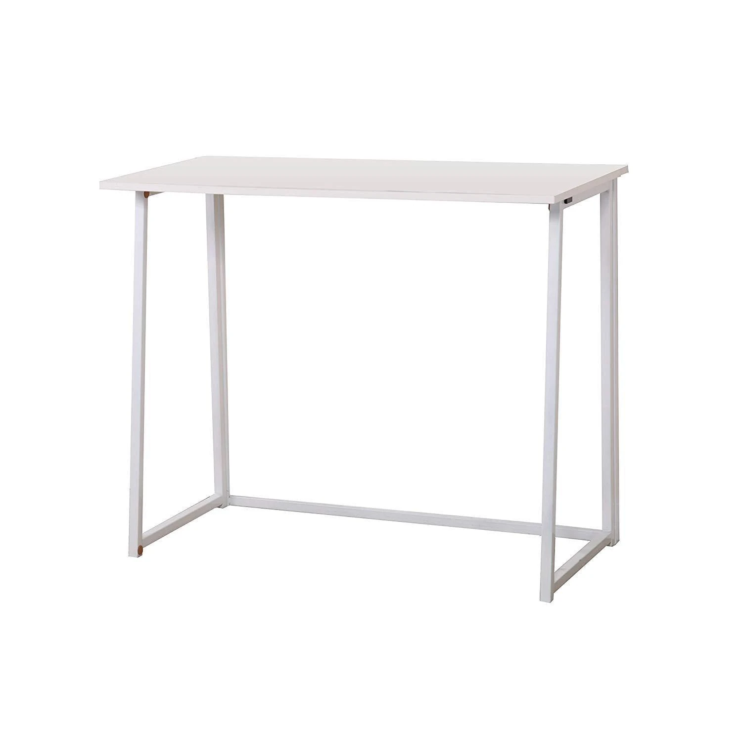 Compact Folding Desk In White (No Assembly) 1 Compact Folding Desk In White (No Assembly)