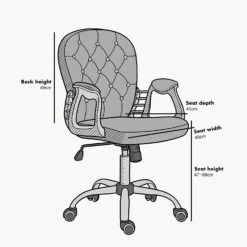 Blue Velvet Chesterfield Swivel Chair 13 Blue Velvet Chesterfield Swivel Chair -Daals Store 71squW 2BANML. AC SL1500 e10bda2c 52f8 40ef 9ace 003e58e497ba