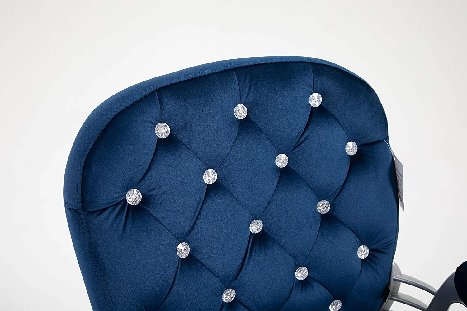 Blue Velvet Chesterfield Swivel Chair 6 Blue Velvet Chesterfield Swivel Chair - Image 6