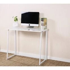 Compact Folding Desk In White (No Assembly) 6 Compact Folding Desk In White (No Assembly) -Daals Store 910jdWSacgL. SL1500