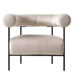 Fulbourn Champagne Velvet Armchair -Daals Store ACH 2150 CHAMP VEL WB1