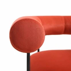 Fulbourn Rust Ochre Velvet Armchair 21 Fulbourn Rust Ochre Velvet Armchair -Daals Store ACH 2150 OCHRE VEL detail4