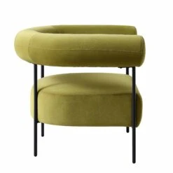 Fulbourn Olive Green Velvet Armchair 17 Fulbourn Olive Green Velvet Armchair -Daals Store ACH 2150 OLIVE VEL WB4