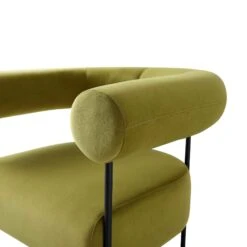 Fulbourn Olive Green Velvet Armchair 20 Fulbourn Olive Green Velvet Armchair -Daals Store ACH 2150 OLIVE VEL detail3