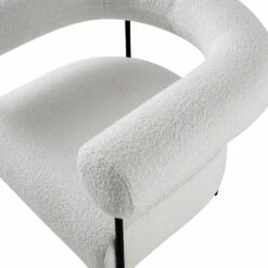 Fulbourn White Boucle Armchair 19 Fulbourn White Boucle Armchair -Daals Store ACH 2150 WHITE BOUCLE detail1