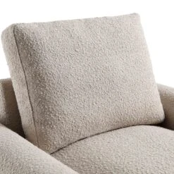 Hampstead Taupe Boucle Curved Armchair 18 Hampstead Taupe Boucle Curved Armchair -Daals Store ACH 2161 TAUPE BOUCLE detail1