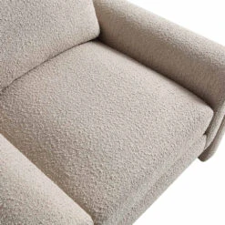 Hampstead Taupe Boucle Curved Armchair 19 Hampstead Taupe Boucle Curved Armchair -Daals Store ACH 2161 TAUPE BOUCLE detail2