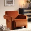 Brompton Sculptural Armchair, Rust Velvet 28 Brompton Sculptural Armchair, Rust Velvet -Daals Store ACH 2173 RUST VEL main
