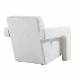 Brompton Sculptural Armchair, White Boucle -Daals Store ACH 2173 WHITE BOUCLE WB4