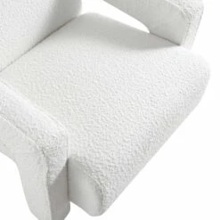 Brompton Sculptural Armchair, White Boucle -Daals Store ACH 2173 WHITE BOUCLE detail2