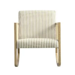 Fyne Sage Striped Linen Blend Natural Oak Armchair With Rattan Armrests 23 Fyne Sage Striped Linen Blend Natural Oak Armchair With Rattan Armrests -Daals Store ACH 40 SAGESTRIPE NAT WB2