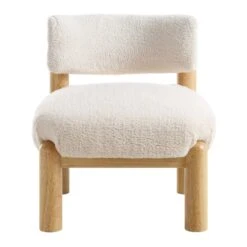 Okja Ecru Sherpa Faux Shearling Accent Chair 12 Okja Ecru Sherpa Faux Shearling Accent Chair -Daals Store ACH 728 WHITE SHERPA WB1