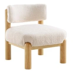 Okja Ecru Sherpa Faux Shearling Accent Chair 13 Okja Ecru Sherpa Faux Shearling Accent Chair -Daals Store ACH 728 WHITE SHERPA WB2