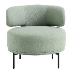 Penn Sage Green Boucle Wing Back Accent Chair 15 Penn Sage Green Boucle Wing Back Accent Chair -Daals Store ACH 750 GREEN BOUCLE WB1