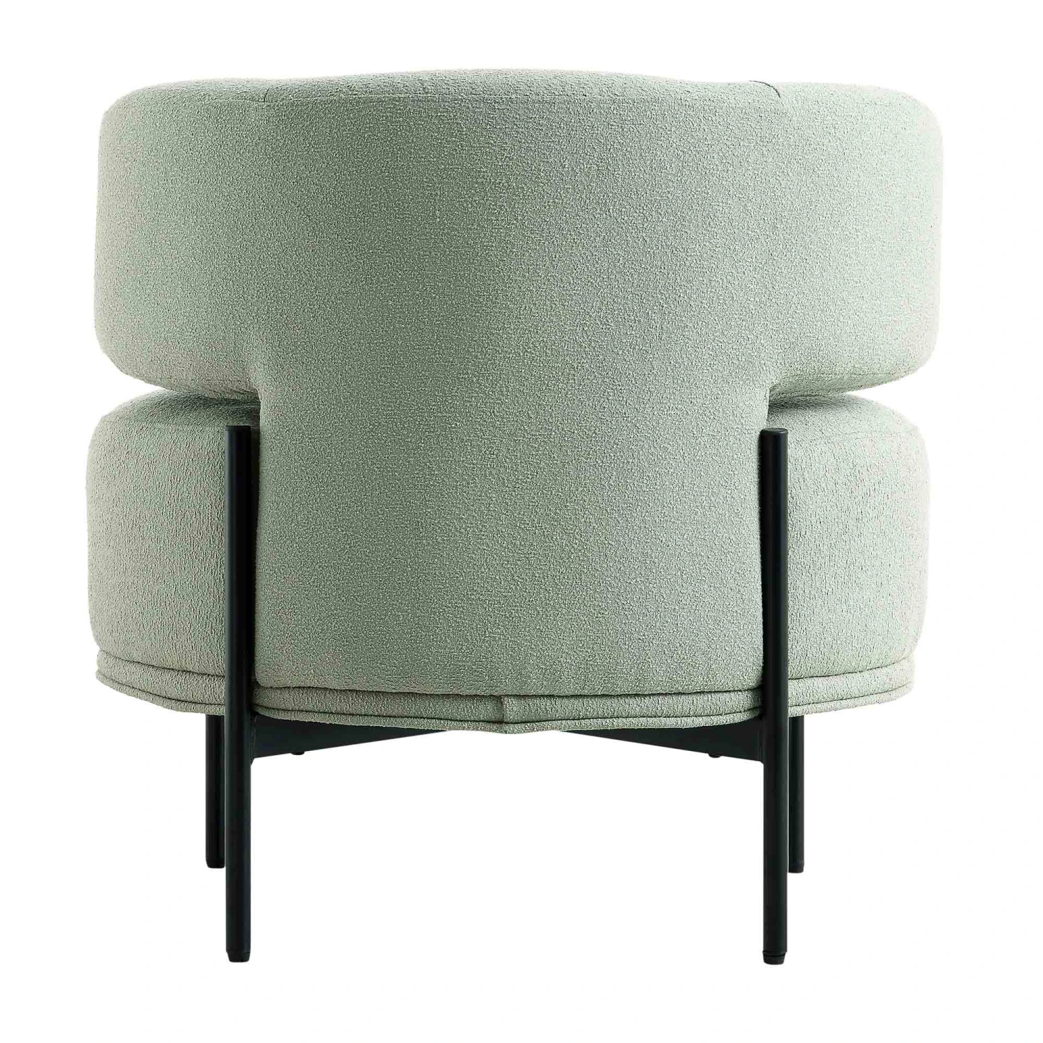 Penn Sage Green Boucle Wing Back Accent Chair 10 Penn Sage Green Boucle Wing Back Accent Chair - Image 10
