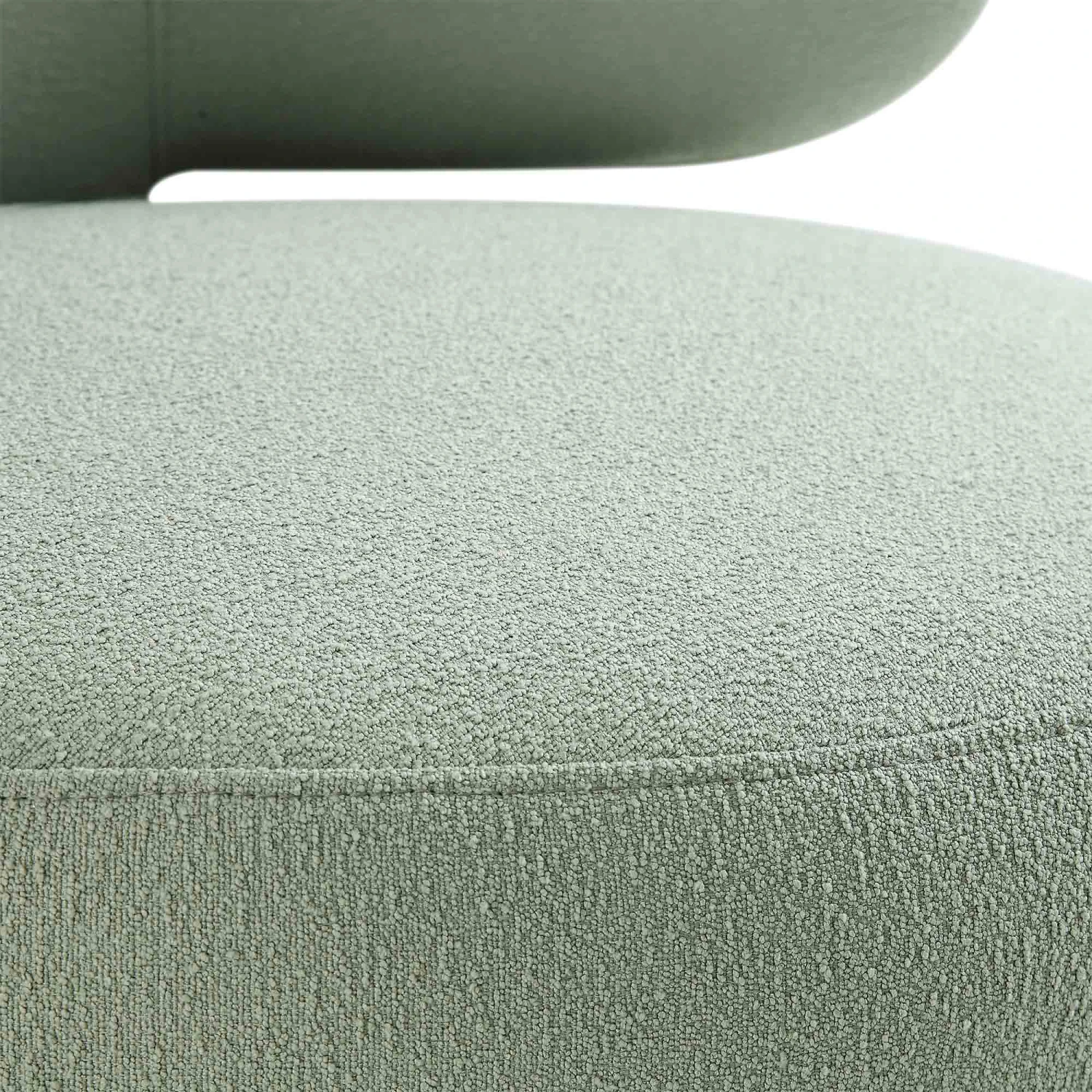 Penn Sage Green Boucle Wing Back Accent Chair 12 Penn Sage Green Boucle Wing Back Accent Chair - Image 12