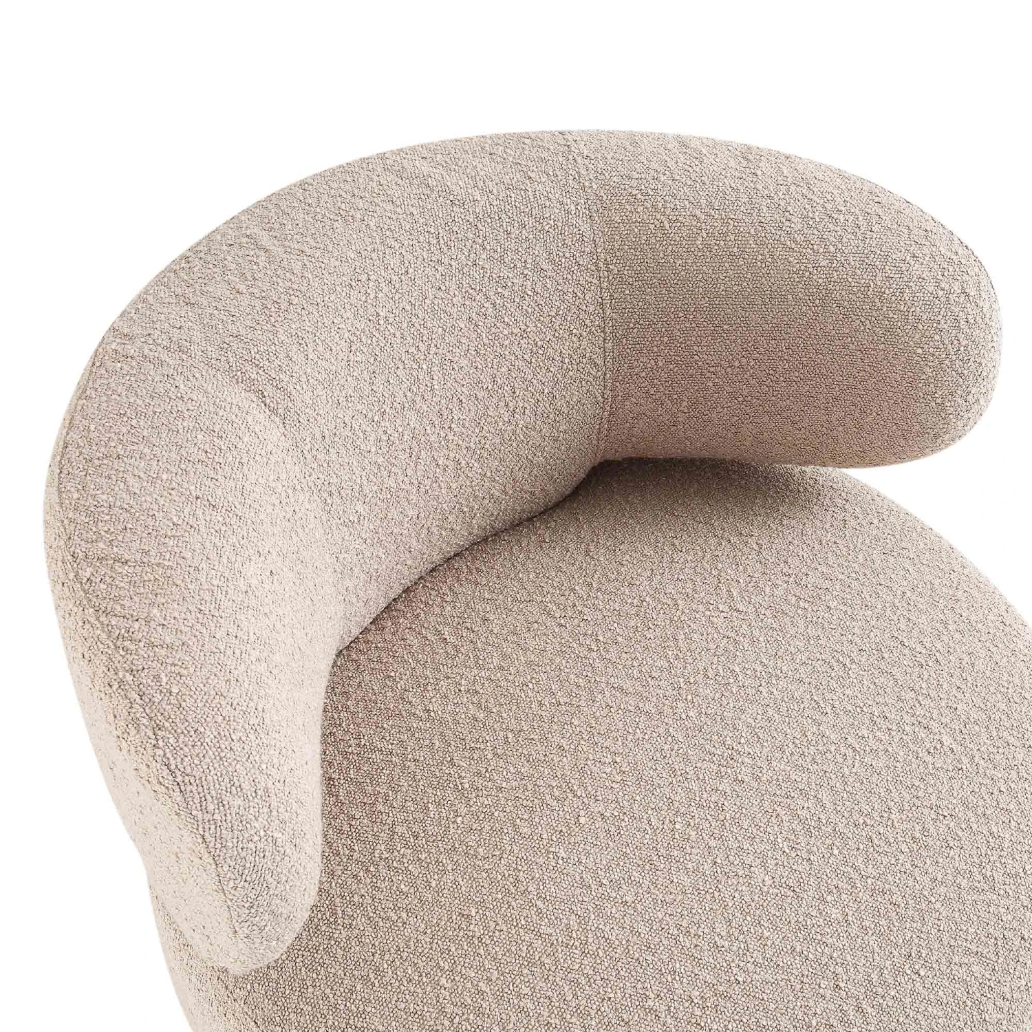 Penn Taupe Boucle Wing Back Accent Chair 11 Penn Taupe Boucle Wing Back Accent Chair - Image 11