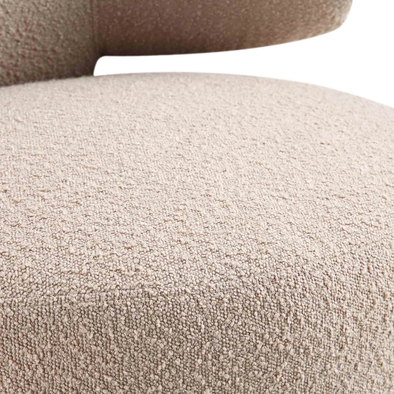 Penn Taupe Boucle Wing Back Accent Chair 12 Penn Taupe Boucle Wing Back Accent Chair - Image 12