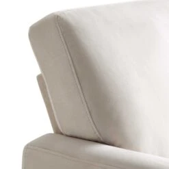 Brigette Beige Velvet Armchair With Antique Brass Castor Legs 18 Brigette Beige Velvet Armchair With Antique Brass Castor Legs -Daals Store AYSF 010 BEIGE VEL 1ST detail1