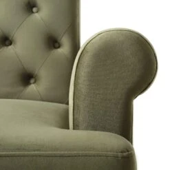 Hanney 3-Seater Chesterfield Sofabed In Moss Green Velvet -Daals Store AYSF 011 MOSSGREEN VEL detail3