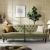 Hanney 3-Seater Chesterfield Sofabed In Moss Green Velvet 37 Hanney 3-Seater Chesterfield Sofabed In Moss Green Velvet -Daals Store AYSF 011 MOSSGREEN VEL main