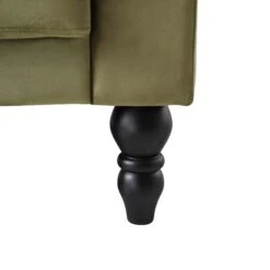 Hanney Chesterfield Chaise Sofabed In Moss Green Velvet 33 Hanney Chesterfield Chaise Sofabed In Moss Green Velvet -Daals Store AYSF 012 MOSSGREEN VEL detail4