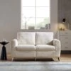 Noak 2-Seater Beige Woven Fabric Sofa With Chrome Legs -Daals Store AYSF 014 BEIGE WOVEN 2ST main