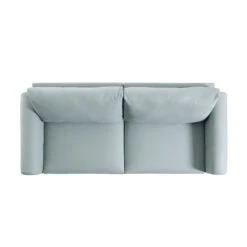 Noak 3-Seater Grey Faux Leather Sofa With Chrome Legs 23 Noak 3-Seater Grey Faux Leather Sofa With Chrome Legs -Daals Store AYSF 014 GREY PU 3ST WB6