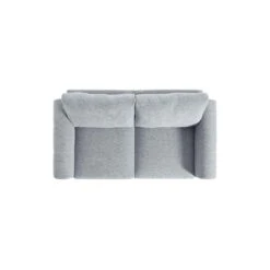 Noak 2-Seater Grey Woven Fabric Sofa With Chrome Legs 21 Noak 2-Seater Grey Woven Fabric Sofa With Chrome Legs -Daals Store AYSF 014 GREY WOVEN 2ST WB5