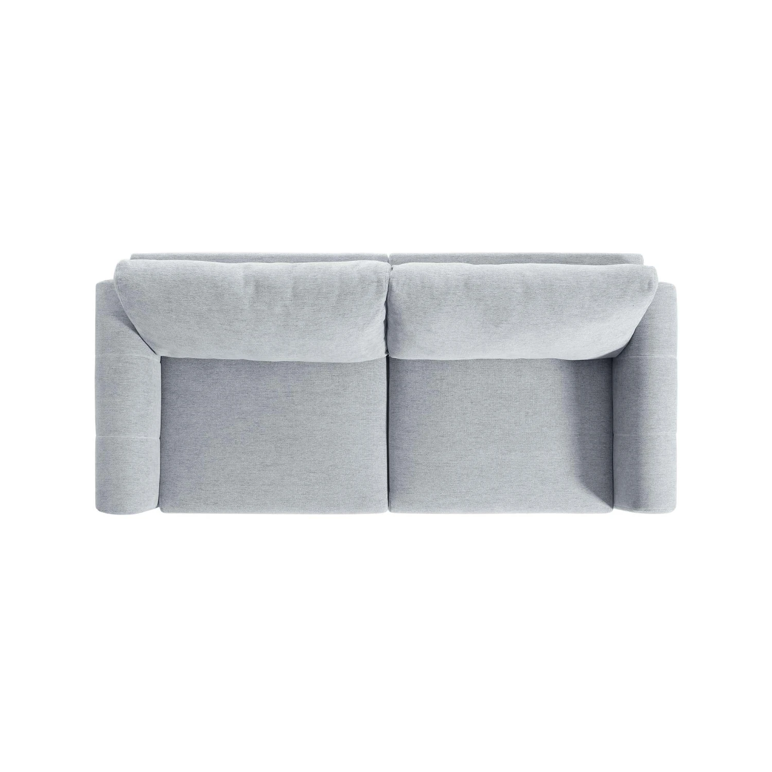 Noak 3-Seater Grey Woven Fabric Sofa With Chrome Legs 10 Noak 3-Seater Grey Woven Fabric Sofa With Chrome Legs - Image 10