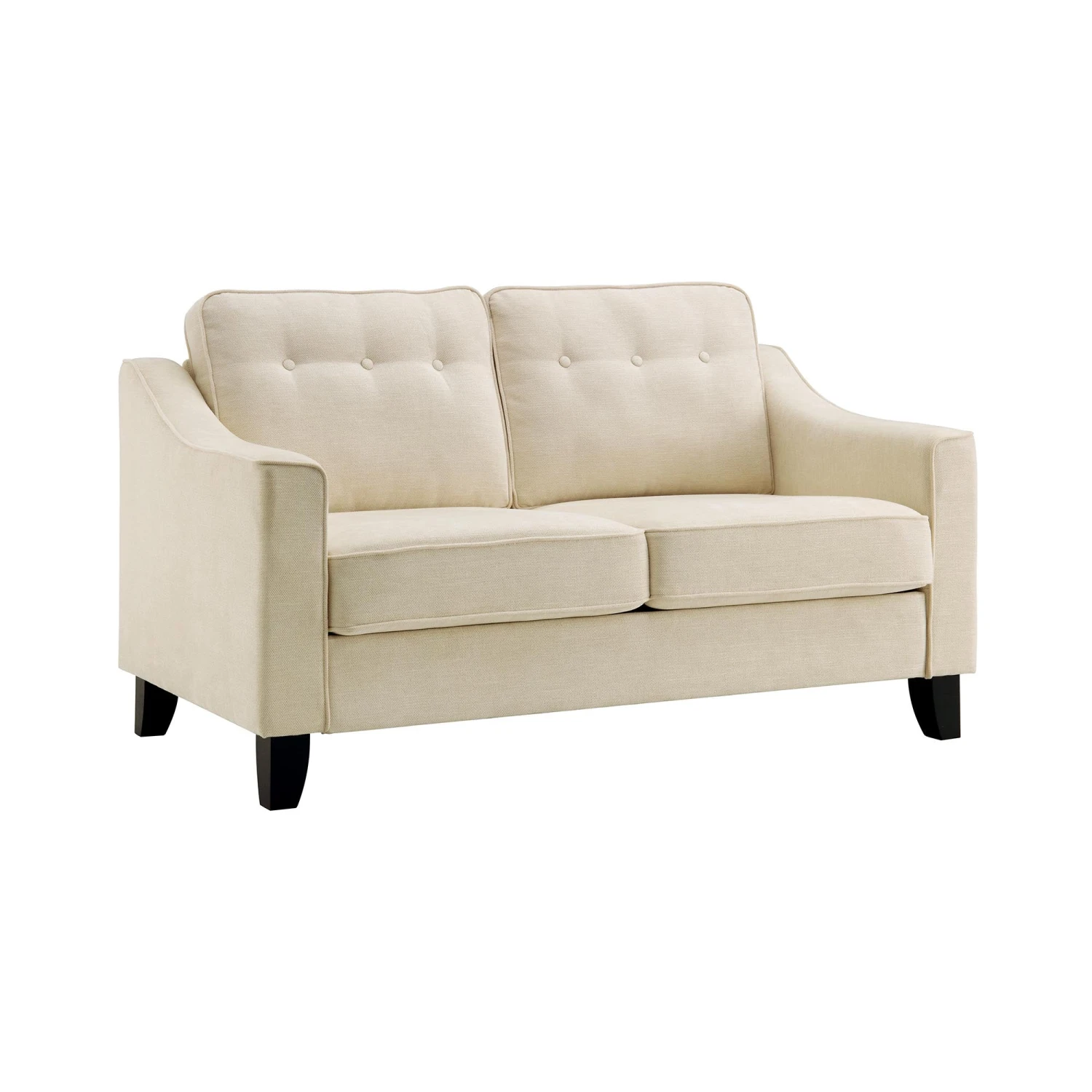 Harper2-Seater Slope Arm Beige Woven Fabric Sofa 7 Harper2-Seater Slope Arm Beige Woven Fabric Sofa - Image 7