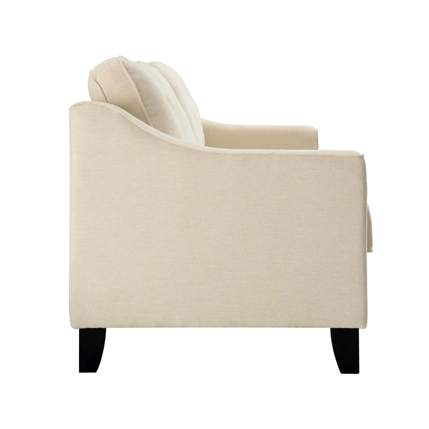 Harper2-Seater Slope Arm Beige Woven Fabric Sofa 8 Harper2-Seater Slope Arm Beige Woven Fabric Sofa - Image 8