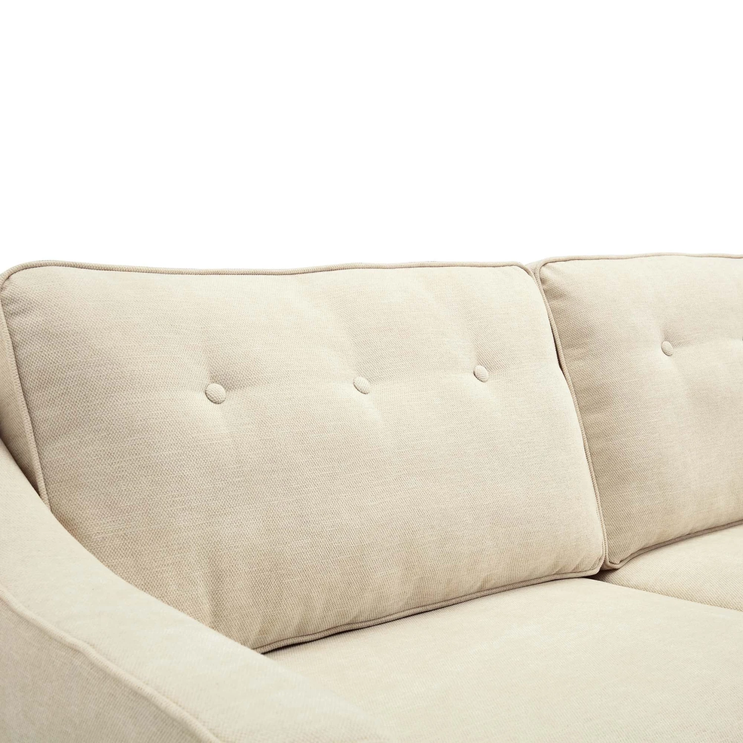 Harper2-Seater Slope Arm Beige Woven Fabric Sofa 10 Harper2-Seater Slope Arm Beige Woven Fabric Sofa - Image 10
