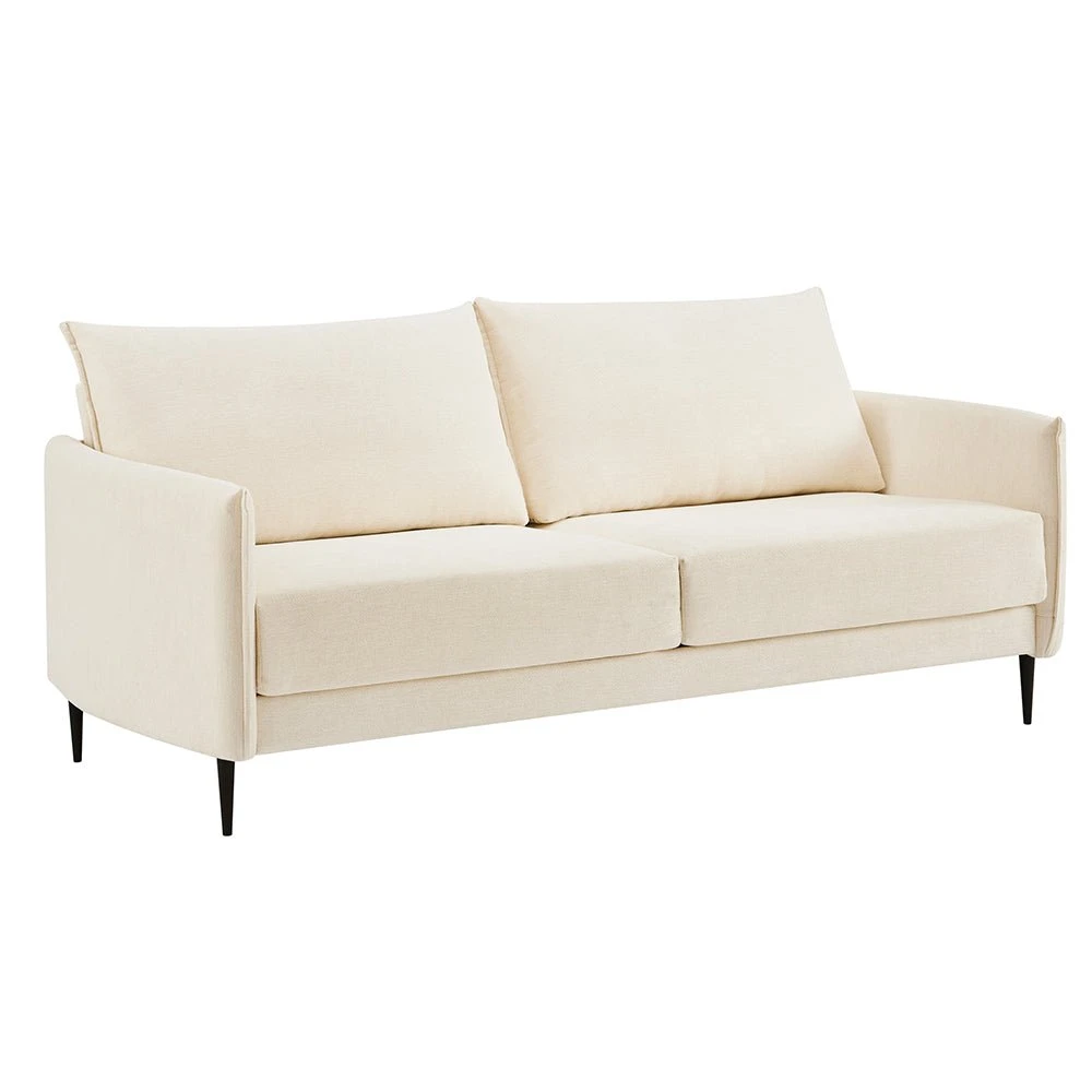 Bari Beige Woven Fabric Sofa 12 Bari Beige Woven Fabric Sofa - Image 12
