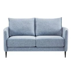 Bari Flax Blue Fabric Sofa 21 Bari Flax Blue Fabric Sofa -Daals Store AYSF 08 BLUEFAB 2ST WB1
