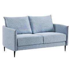 Bari Flax Blue Fabric Sofa 22 Bari Flax Blue Fabric Sofa -Daals Store AYSF 08 BLUEFAB 2ST WB2