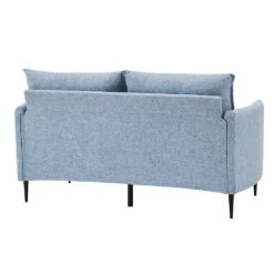 Bari Flax Blue Fabric Sofa 25 Bari Flax Blue Fabric Sofa -Daals Store AYSF 08 BLUEFAB 2ST WB3