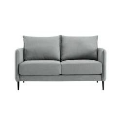 Bari Light Grey Brushed Fabric Sofa 28 Bari Light Grey Brushed Fabric Sofa -Daals Store AYSF 08 LGREYFAB 2ST WB2