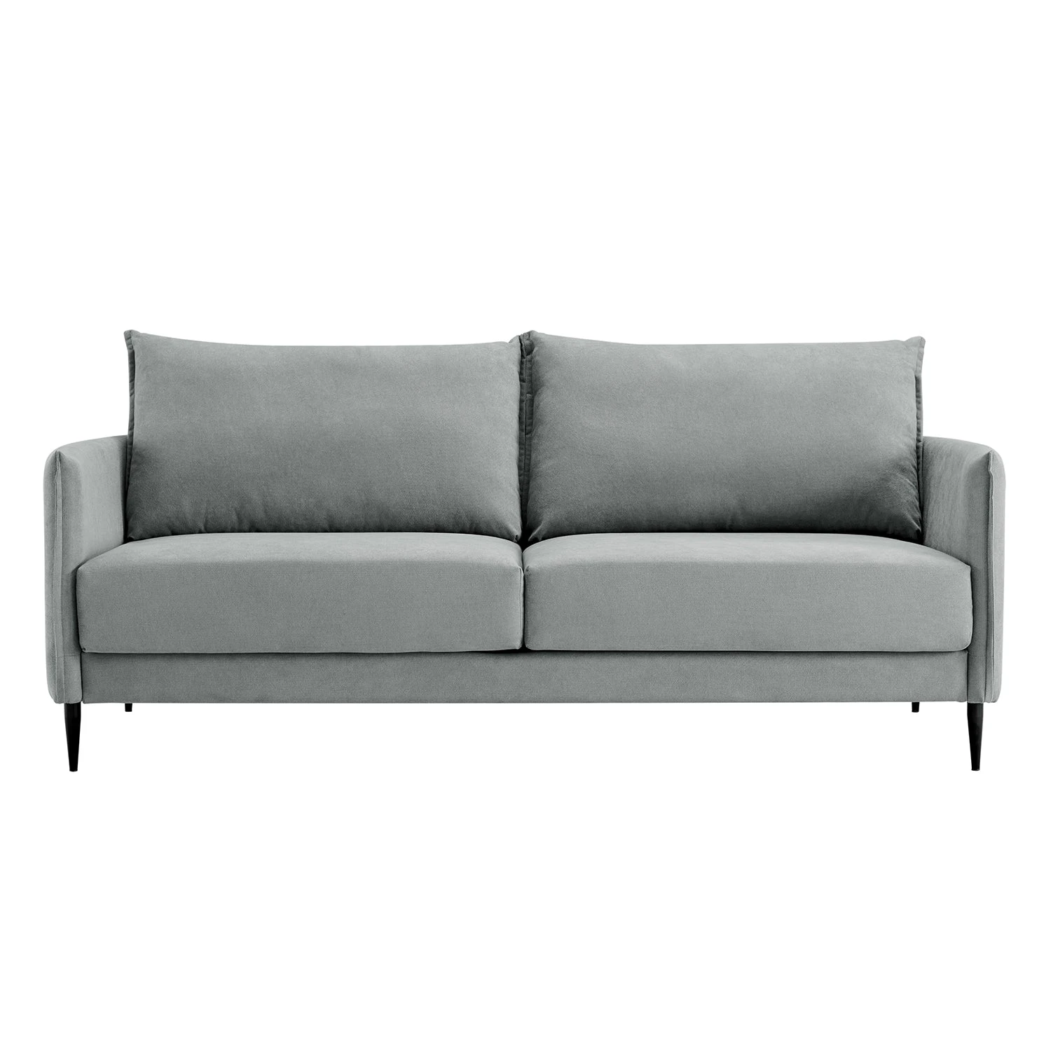 Bari Light Grey Brushed Fabric Sofa 16 Bari Light Grey Brushed Fabric Sofa - Image 16