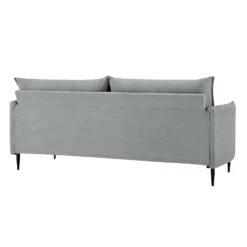 Bari Light Grey Brushed Fabric Sofa 33 Bari Light Grey Brushed Fabric Sofa -Daals Store AYSF 08 LGREYFAB 3ST WB3