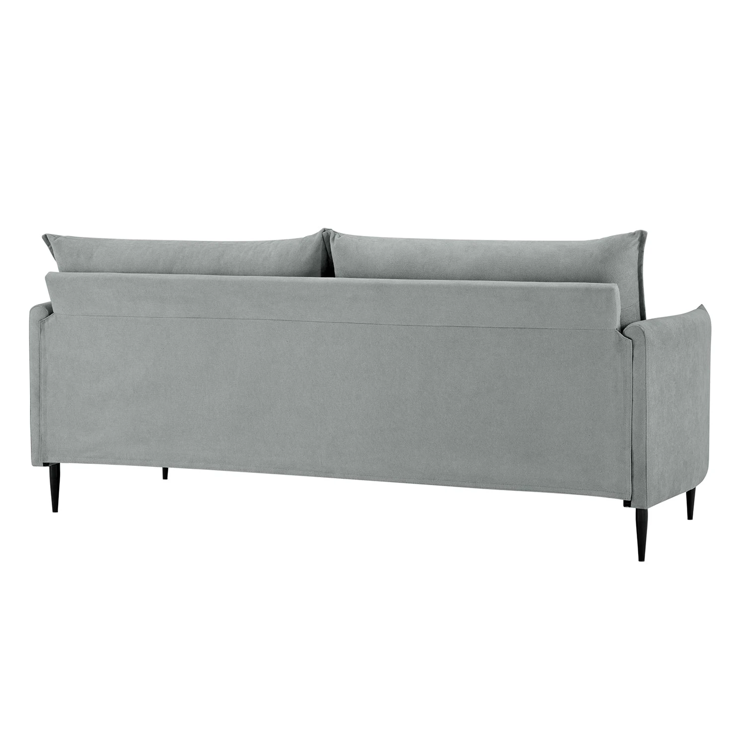 Bari Light Grey Brushed Fabric Sofa 17 Bari Light Grey Brushed Fabric Sofa - Image 17