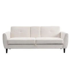 Latimer Beige Woven Fabric 3-Seater Storage Sofa Bed 24 Latimer Beige Woven Fabric 3-Seater Storage Sofa Bed -Daals Store AYSF 09 BEIGEWOVEN 3ST WB1