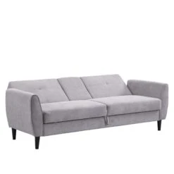 Latimer Light Grey Brushed Fabric 3-Seater Storage Sofa Bed -Daals Store AYSF 09 LGREYFAB 3ST WB7