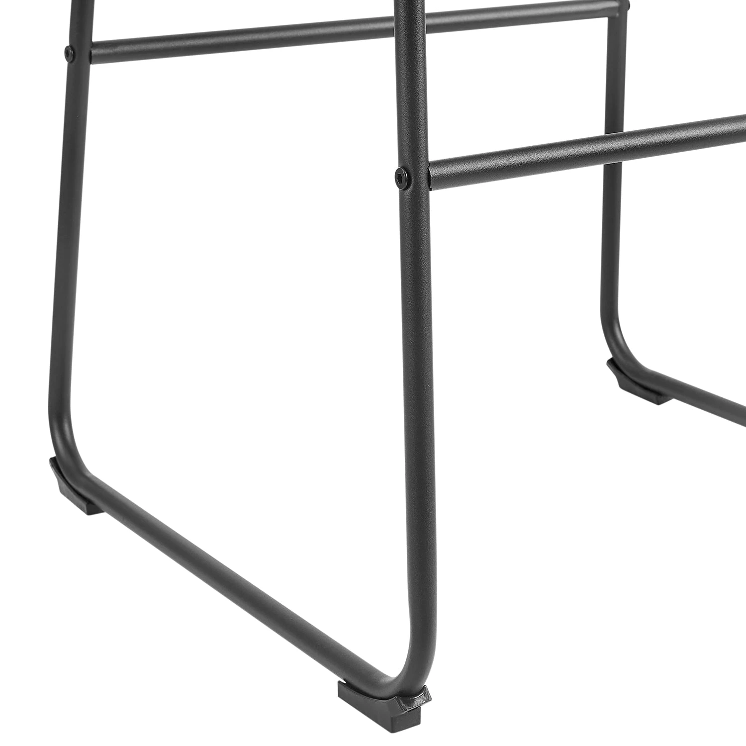 Sutton Mustard Velvet Set of 2 Barstools - Fluted Back Contemporary Kitchen Chairs 9 Sutton Mustard Velvet Set of 2 Barstools - Fluted Back Contemporary Kitchen Chairs - Image 9