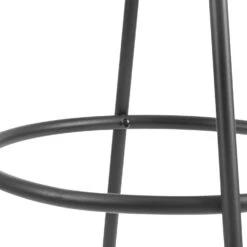 Barton Set Of 2 Blue Velvet Upholstered Bar Stools With Contrast Piping -Daals Store BCH 2129 BLUEVEL 2P detail2