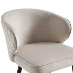 Langham Set Of 2 Champagne Velvet Upholstered Carver Counter Stools 24 Langham Set Of 2 Champagne Velvet Upholstered Carver Counter Stools -Daals Store BCH 2170 CHAMP VEL 2P detail1