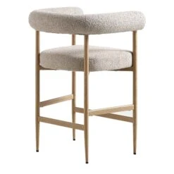 Fulbourn Taupe Boucle Counter Stool β Tubular Back with Natural Wood Effect Legs 18 Fulbourn Taupe Boucle Counter Stool β Tubular Back with Natural Wood Effect Legs -Daals Store BCH 2171 TAUPE BOUCLE NAT WB4