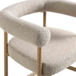 Fulbourn Taupe Boucle Counter Stool β Tubular Back with Natural Wood Effect Legs 20 Fulbourn Taupe Boucle Counter Stool β Tubular Back with Natural Wood Effect Legs -Daals Store BCH 2171 TAUPE BOUCLE NAT detail1