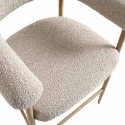 Fulbourn Taupe Boucle Counter Stool β Tubular Back with Natural Wood Effect Legs 22 Fulbourn Taupe Boucle Counter Stool β Tubular Back with Natural Wood Effect Legs -Daals Store BCH 2171 TAUPE BOUCLE NAT detail3