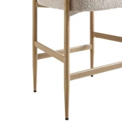 Fulbourn Taupe Boucle Counter Stool β Tubular Back with Natural Wood Effect Legs 23 Fulbourn Taupe Boucle Counter Stool β Tubular Back with Natural Wood Effect Legs -Daals Store BCH 2171 TAUPE BOUCLE NAT detail4